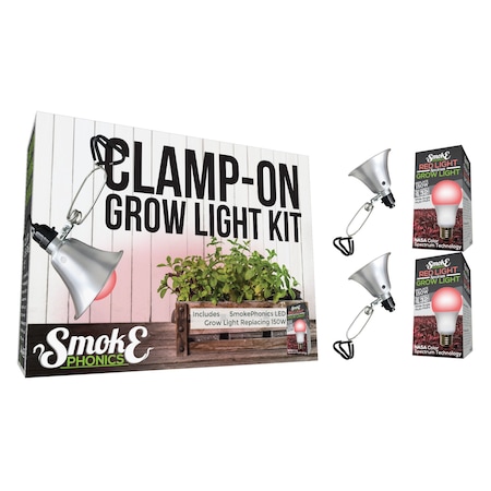Miracle Led SmokePhonics LED Clamp-On Grow Ligh, PK2 601277