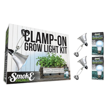 Miracle Led SmokePhonics LED Clamp-On Grow Lght, PK2 601280