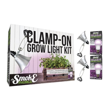 Miracle Led SmokePhonics LED Clamp-On Grow Ligh, PK2 601283