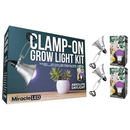 Miracle Led Daylight LED Clamp-On Grow Light Ki, PK2 601307