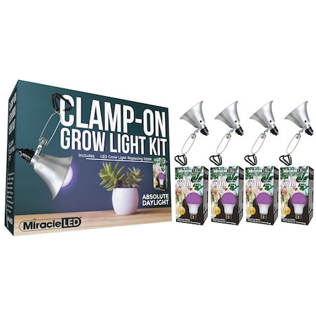 Miracle Led Daylight LED Clamp-On Grow Light Ki, PK4 601308