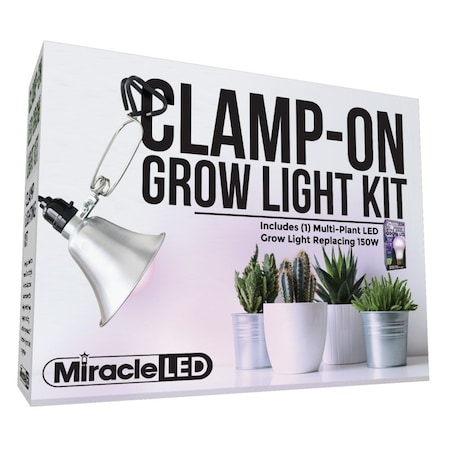 Miracle Led Wide Angle LED Clamp-On Grow Light Kit w 601318