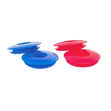 Grote Gladhand Seal Lg Face Blue/Red, PK4 81-0111