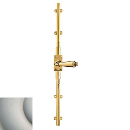 Baldwin Lifetime Satin Nickel Cremone Bolts Lifetime Satin Nickel 8105.056.L7LK