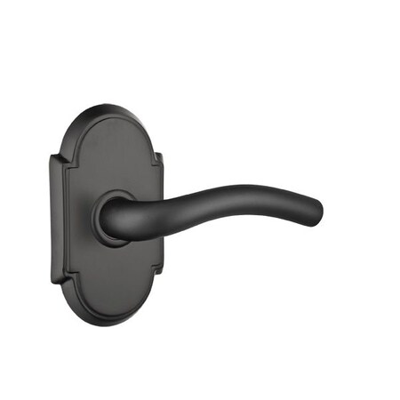 Emtek Flat Black Passage 8108AUS19RH 8108AUS19RH
