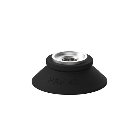Piab Vacuum Cup, Nitrile/PVC, 40 mm dia., PK10 S.PAF40NP60.XXX.00