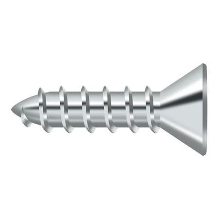 Deltana 3/4 in, Wood Screw, Chrome Steel SCWS1075U26