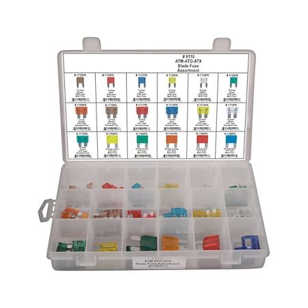 Disco Blade Fuse Assrtmnt Shipped in 18 Hole PlstcTray 8110