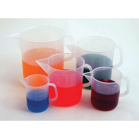United Scientific Set Of 5 Short Form Beakers With Handle, PJSET5