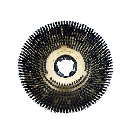 Malish Scrub Brush Shampoo Scrubbing Rotary Brush, Black 812913NP