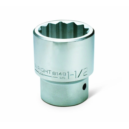 Wright Tool Socket 1" Drive 12 Point Standard Socket 8144