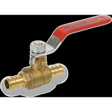 Smith-Cooper Brass Ball Valve, PEX, NL 1/2" 4347002600
