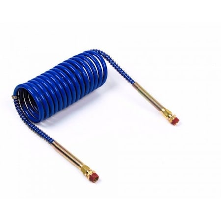 Grote Coiled Air 8 ft., Blue, 6" Lead 81-0008-B