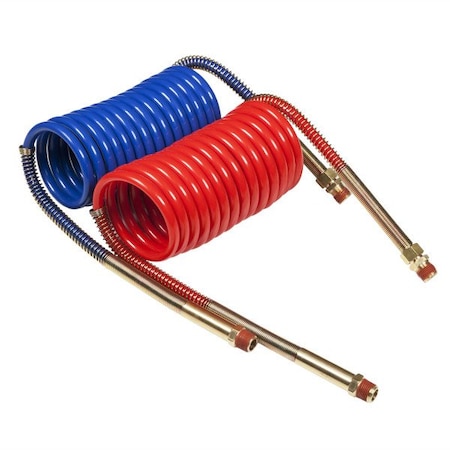 Grote Coiled Air 15 ft. Set, 12" Lead, Brass Ha 81-0015-H