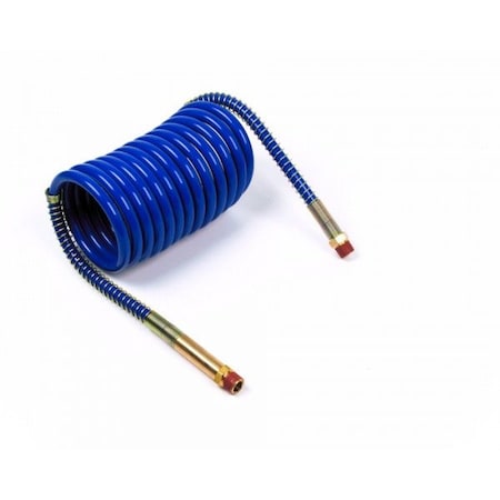 Grote Coiled Air 20 ft., 12" Lead, Blue, Low Tem 81-0020-BC