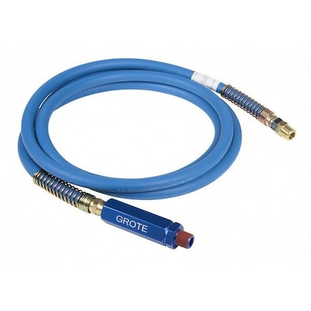 Grote Rubber Air Hose 12 ft., Blue Anodized Gri 81-0112-BGB