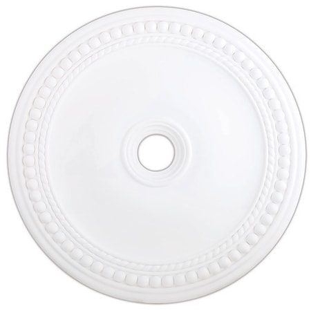 Livex Lighting Wingate White Ceiling Medallion 82077-03