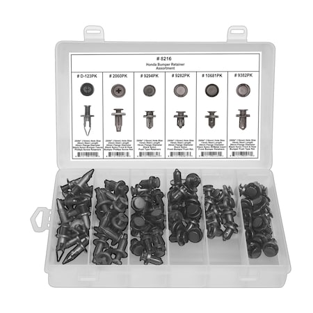 Disco Honda Bumper Retainer Assortment 8216