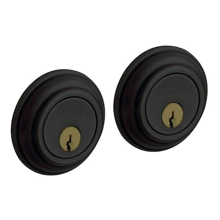 Baldwin Estate Satin Black Deadbolts 8232.190