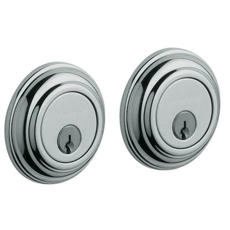 Baldwin Estate Bright Chrome Deadbolts 8232.260