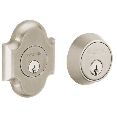 Baldwin Estate Lifetime Satin Nickel Deadbolts 8253.056