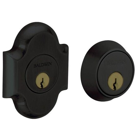 Baldwin Estate Satin Black Deadbolts 8253.190