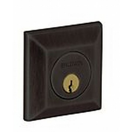 Baldwin Estate Oil Rubbed Bronze by Lifetime Bright Nickel Deadbolts 8254.102X055