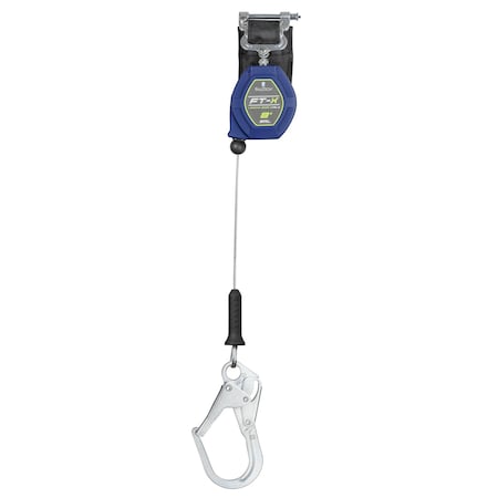 Falltech FT-X Self Retracting Lifeline, 8 ft. Length, Quick-Connect, Aluminum, 1 Leg(s) 82808SP3