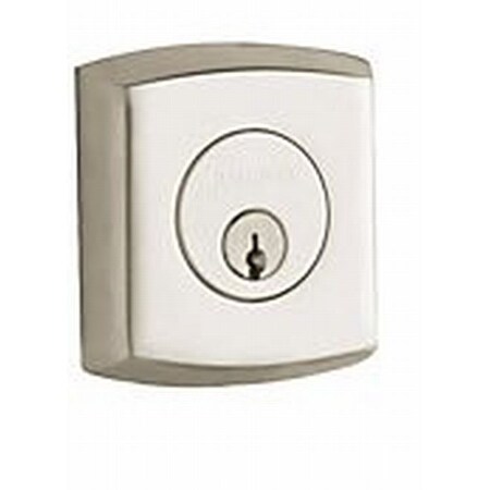 Baldwin Estate Lifetime Satin Nickel by Bright Chrome Deadbolts 8285.056X260