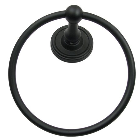 Rusticware Midtowne Towel Ring Black 8286BLK