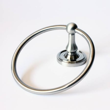 Rusticware Midtowne Towel Ring Satin Nickel 8286SN