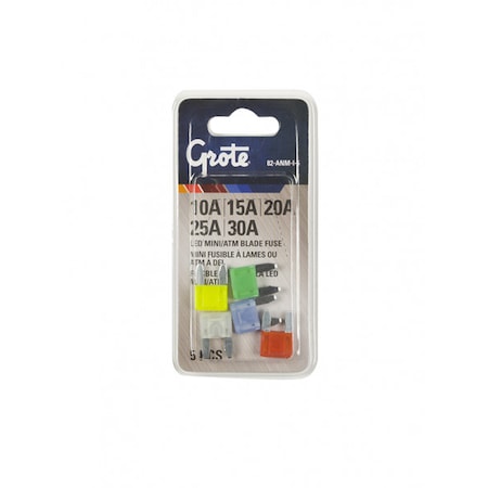 Grote Mini Fuse Led Assortment, PK5 82-ANM-I-5