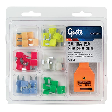 Grote Mini Fuse Assortment, PK43 82-ASST-43