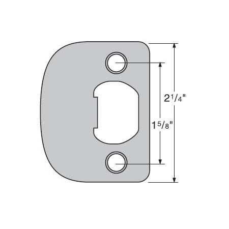 Kwikset UL Radius Corner Full Lip Strike 83031-004