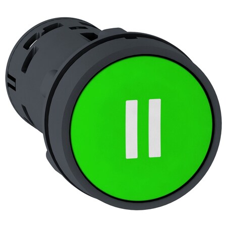 Schneider Electric PB-Spring Rtn, green -1NO-WHITE "II XB7NA3136