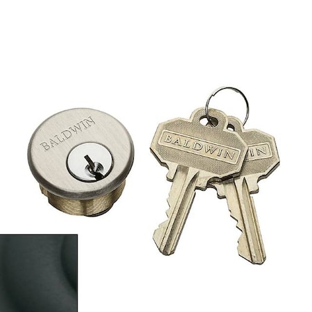 Baldwin Satin Black Cylinders Satin Black 8320.190.EMHT