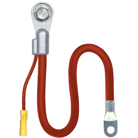 Quickcable Side Terminal Battery Cable, 4Ga, 25" 8325-001