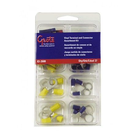 Grote Pvc Terminal Assortment Kit, PK37 83-2608