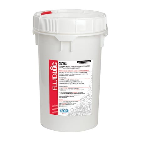 Wyk Blood Clean-Up, Screw Top Pail, 6.5 gal. 833