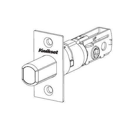 Kwikset Adjustable Square Deadbolt Latch 83370-006