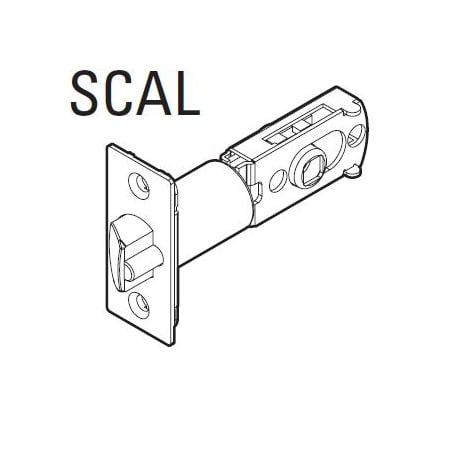 Kwikset UL Adjustable Square Corner Springlatch 83520-002