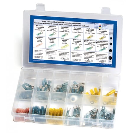 Grote Crimp Solder/Seal Terminal Assort, PK120 83-6542