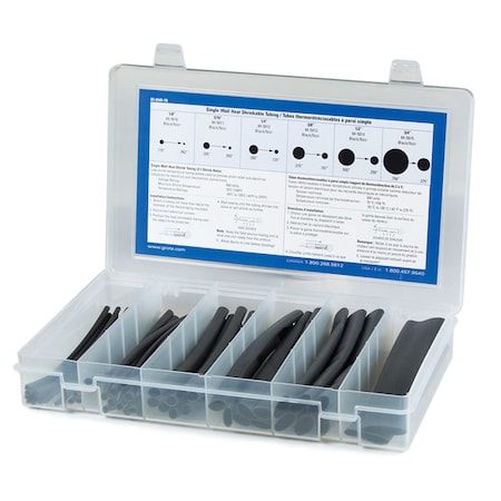 Grote Shrink Tubing Kit, Single Wall, PK50 83-6545