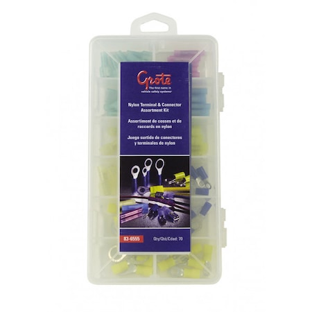 Grote Nylon Terminal Assortment Kit, PK70 83-6555