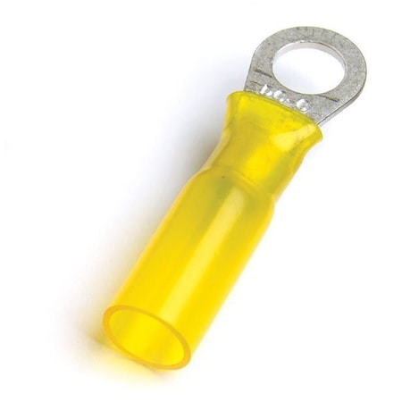 Grote Ring Terminal, 5/16 in Stud Size, 600 V, Heat Shrink Insulated, 50 PK 83-2512