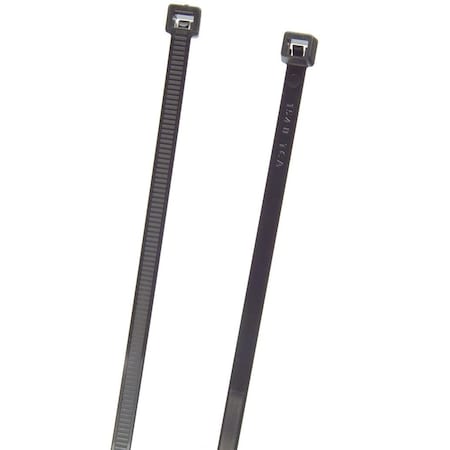 Grote Standard Tie, Black, 4.1", 18lb., PK1000 83-6001-3
