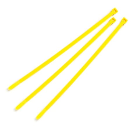 Grote Standard Tie, Yellow, 8", 50lb., PK1000 83-6033-3