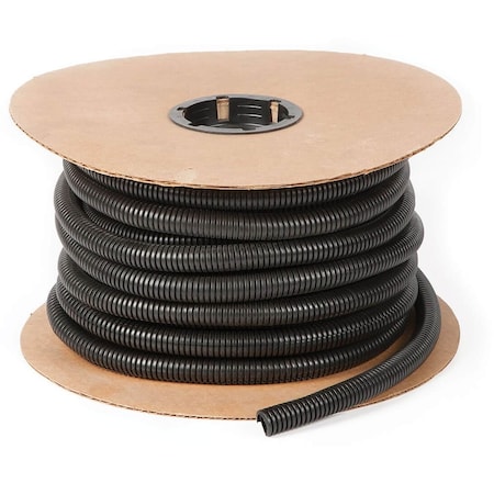 Grote Split Flex Tubing Spool, Black, 3/8", 100ft 83-8000-S