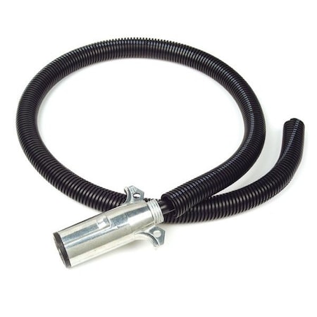 Grote Nylon Split Flex Tubing, Black, 1/4,500ft. 83-8030-3