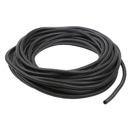 Grote Nylon Split Flex Tubing, Black, 1/4, 50 ft. 83-8030